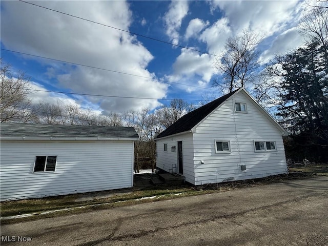 view of property exterior