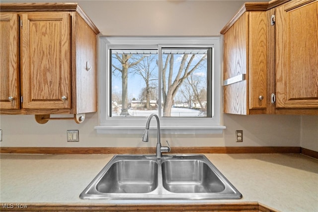 kitchen featuring sink