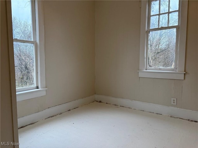 view of unfurnished room