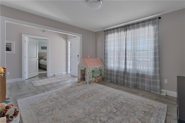 interior space featuring light hardwood / wood-style flooring