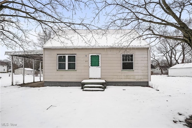 view of manufactured / mobile home