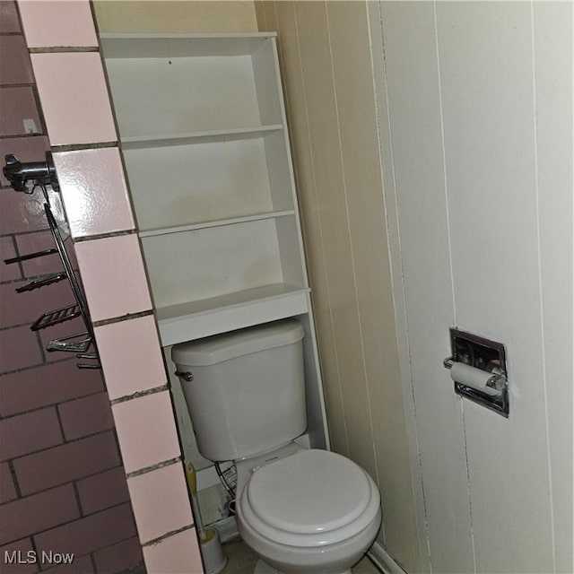 bathroom featuring toilet