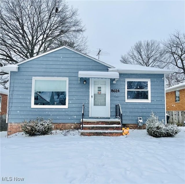 view of bungalow-style house