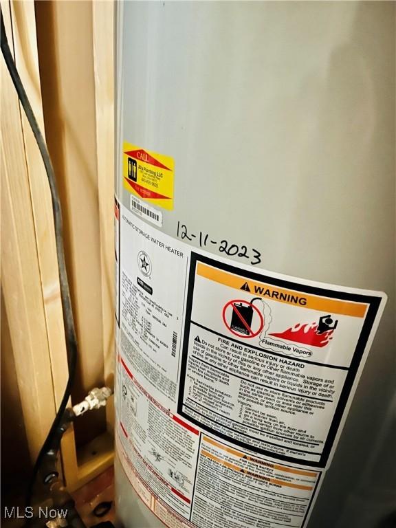 details with gas water heater