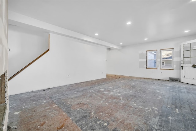 view of unfurnished living room