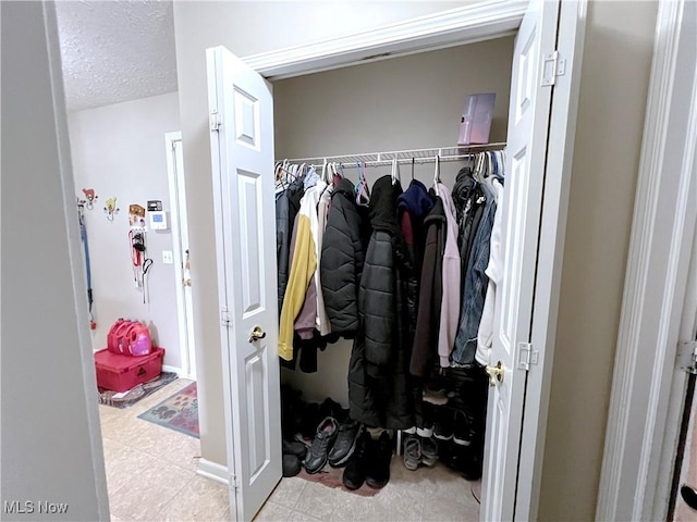 view of closet