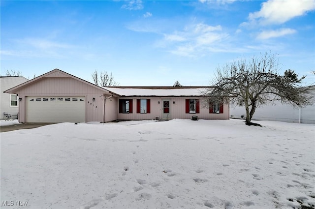 ranch-style house with a garage