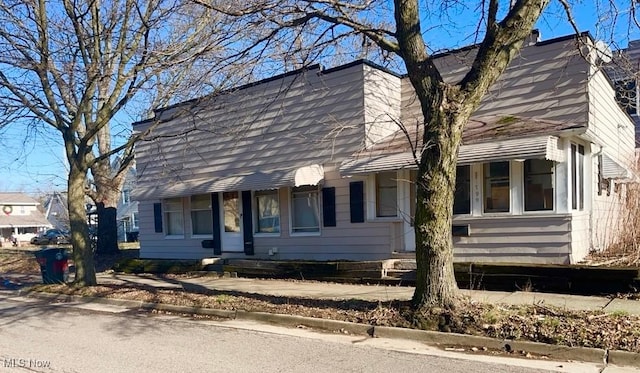 view of front of home