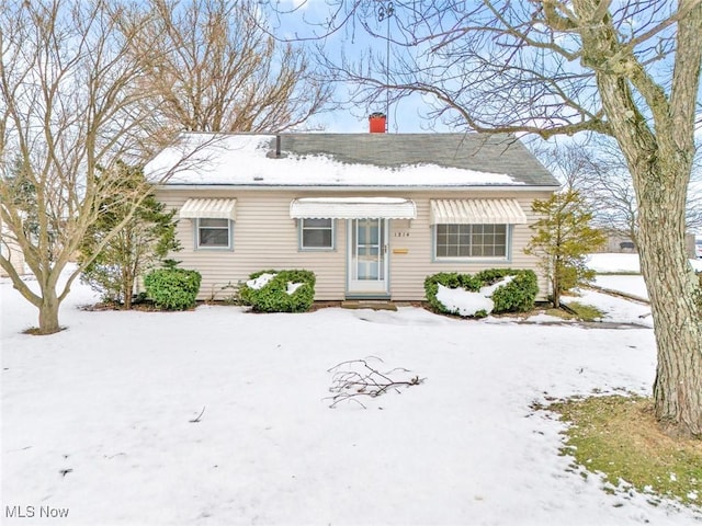 view of bungalow-style home