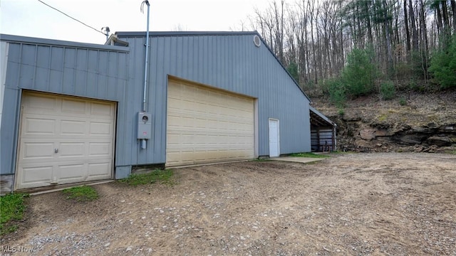 2250 Indian Camp Run Rd, New Concord, OH 43762 - view of detached garage