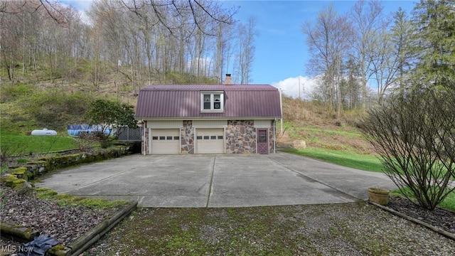 2250 Indian Camp Run Rd, New Concord, OH 43762 - view of detached garage
