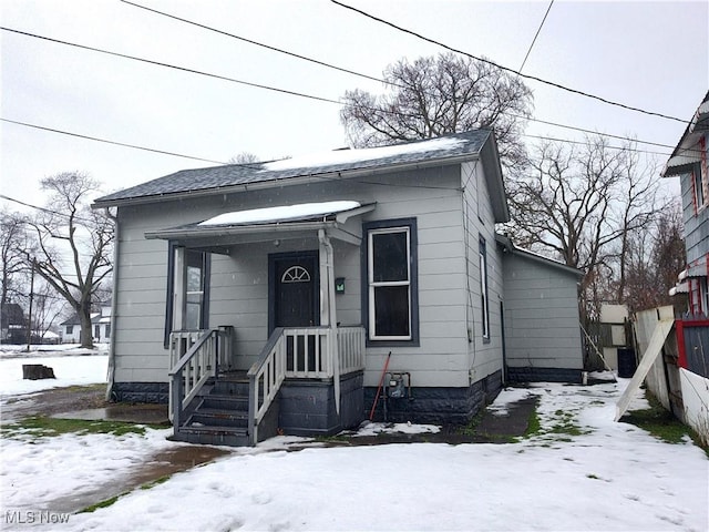 view of bungalow-style house