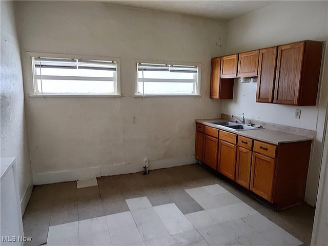 kitchen featuring sink