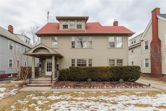 view of front of property