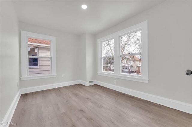 3295 Yorkshire Rd, Cleveland Heights, OH 44118 - empty room featuring wood finished floors and baseboards