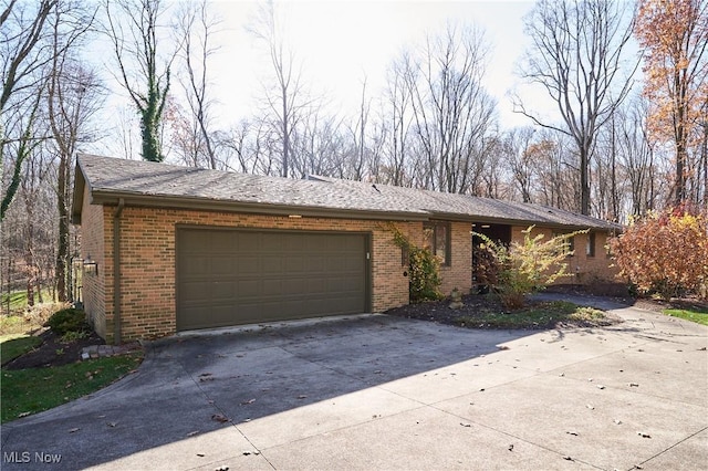 ranch-style house with a garage