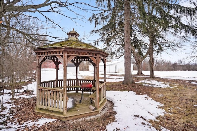 view of home's community with a gazebo