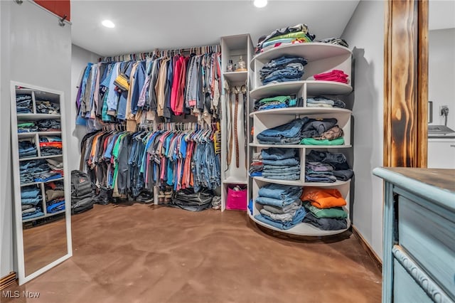 view of spacious closet