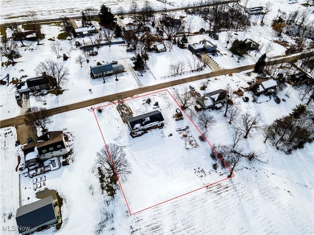 24886 Sherman St, Homeworth, OH 44634 - view of snowy aerial view