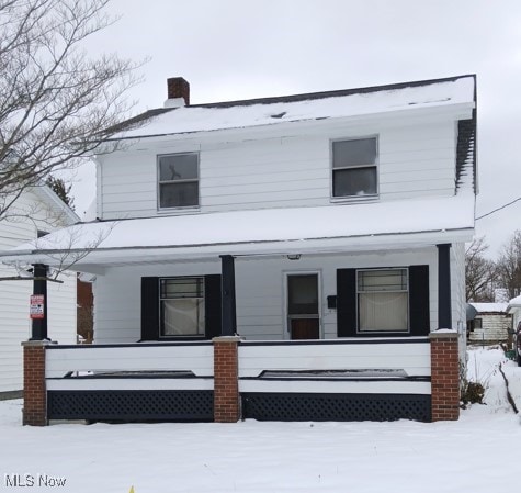 view of front of home