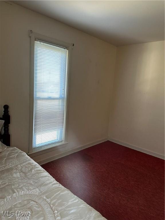 unfurnished bedroom featuring carpet flooring