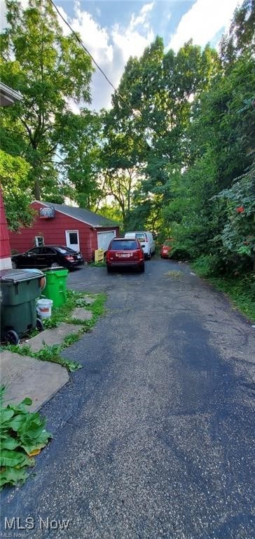 view of vehicle parking