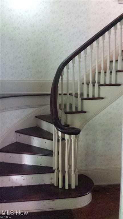 view of staircase