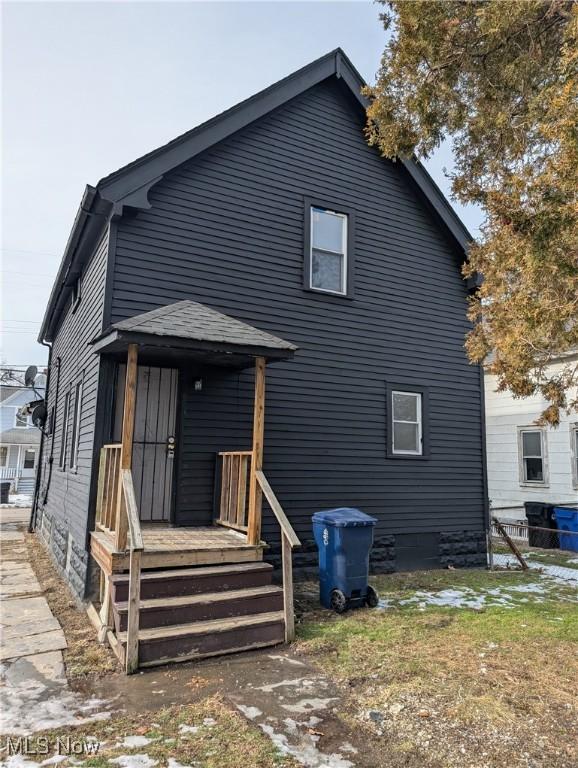 view of rear view of house