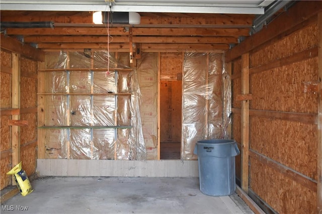 miscellaneous room featuring concrete flooring