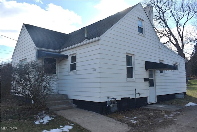 view of rear view of property