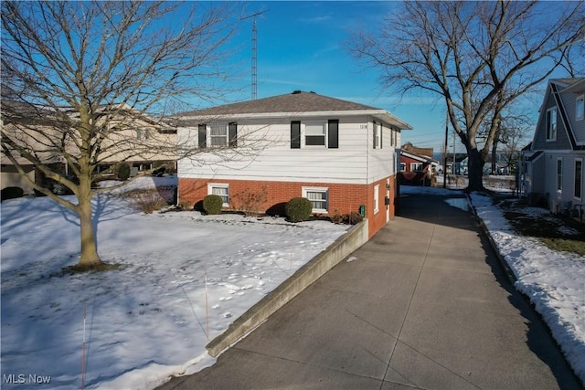 view of front of home