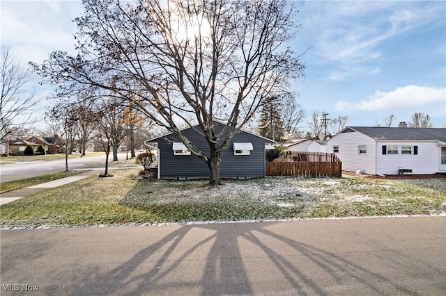 view of bungalow