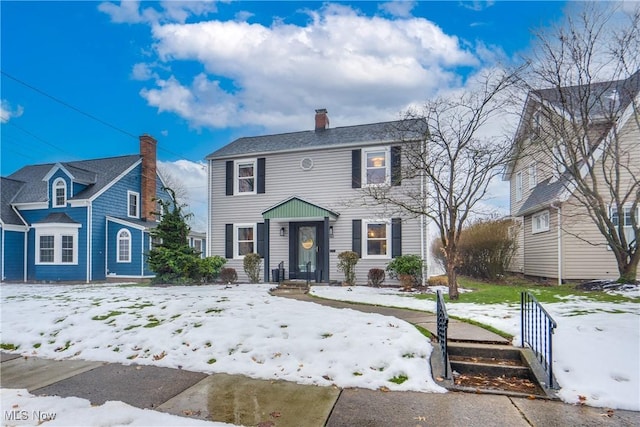 view of colonial inspired home