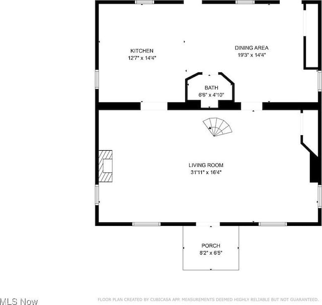 117 Franklin St, Marietta, OH 45750 - view of room layout