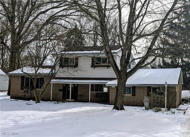 view of front of home