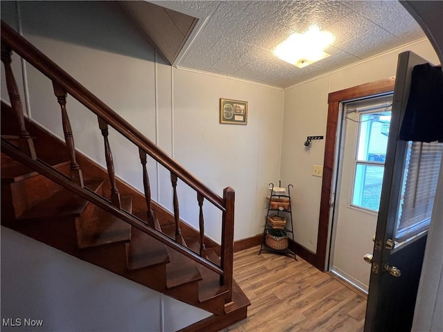 foyer featuring light wood-type flooring