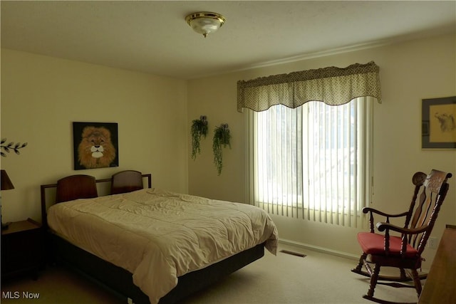 bedroom with carpet flooring