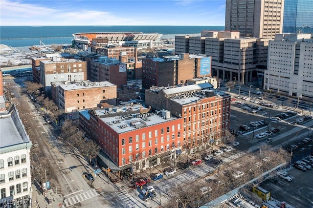 city view featuring a water view