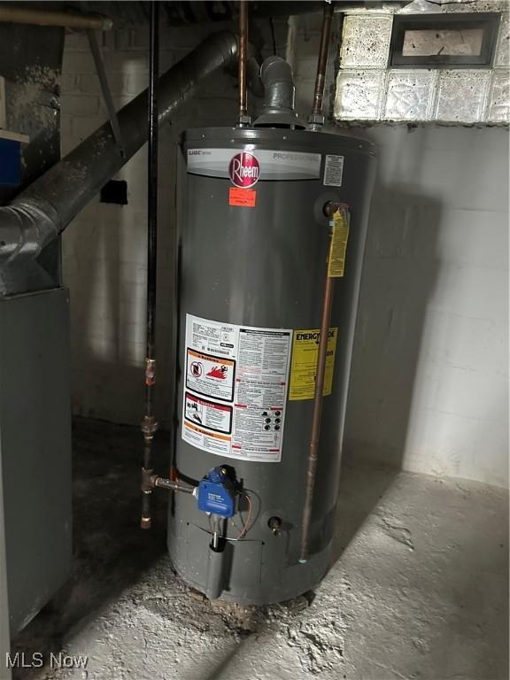 utilities with gas water heater