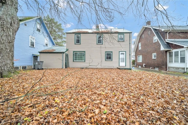 view of rear view of property