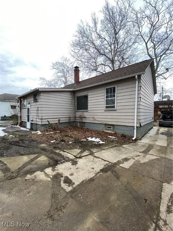 view of rear view of house