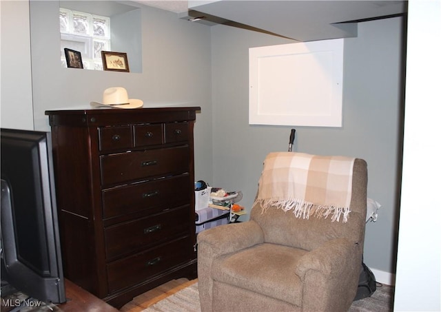 view of sitting room