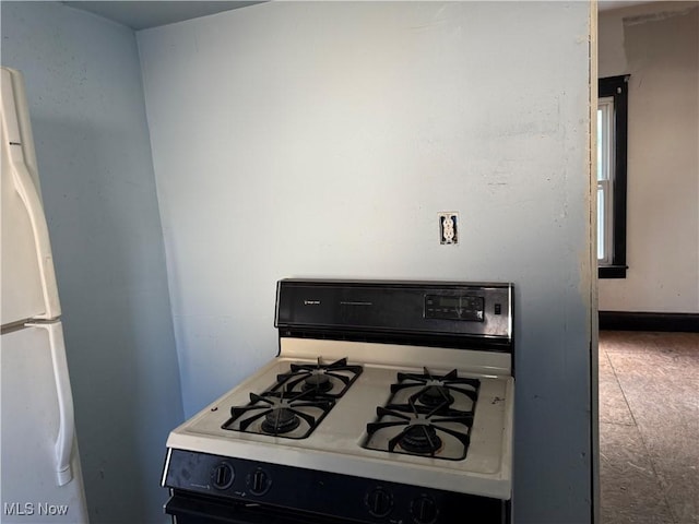 kitchen with white appliances