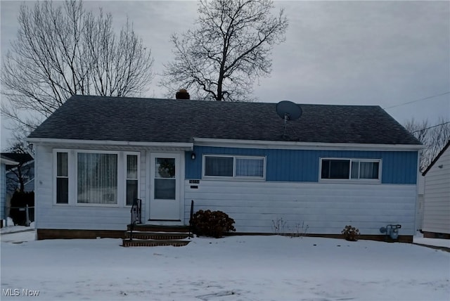 view of front of home