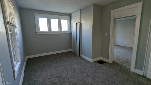 unfurnished bedroom with carpet flooring