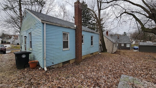 view of home's exterior