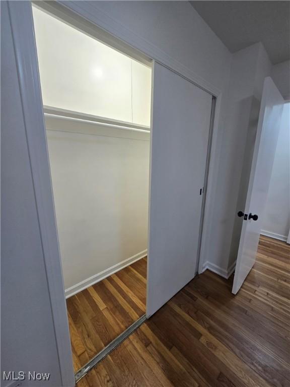 view of closet