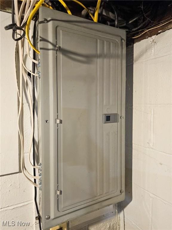 utility room featuring electric panel