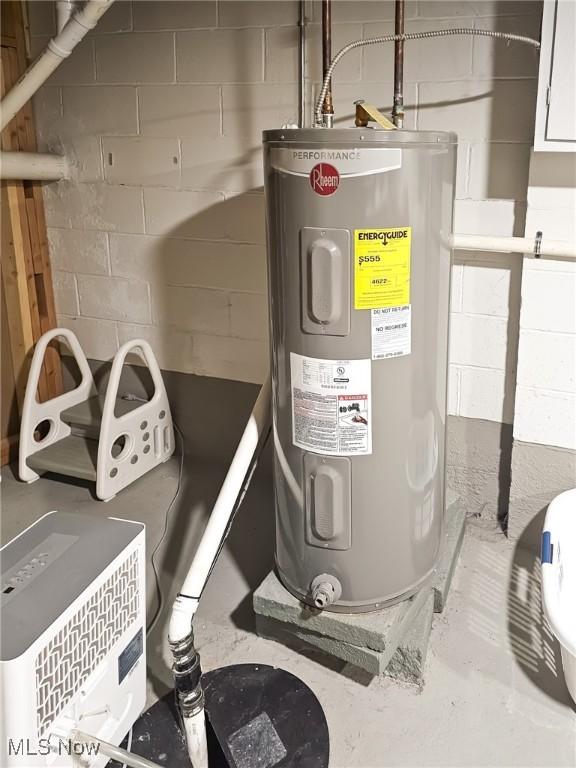 utilities with electric water heater