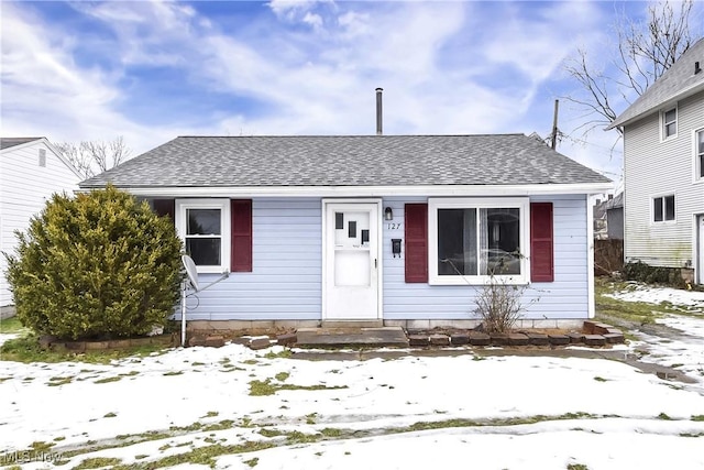 view of bungalow-style house